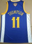 NBA 11 Thompson warriors 2019 final Maillot bleu